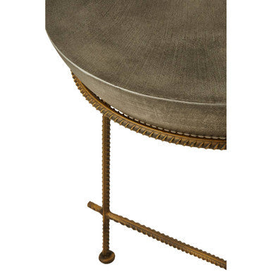 Compo Concrete Round Bowl Shaped Side Table