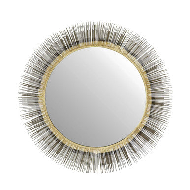 Brass Finish Wall Mirror | Templar