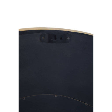 Sipari Mango Wood Round Wall Mirror