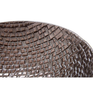 Arya Pewter Finish Decorative Bowl