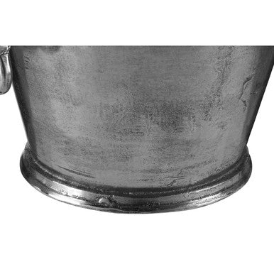 Rustic Antique Silver 4 Bottle Wine Cooler