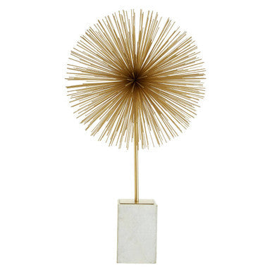 Gold Finish Starburst Sculpture | Mirano