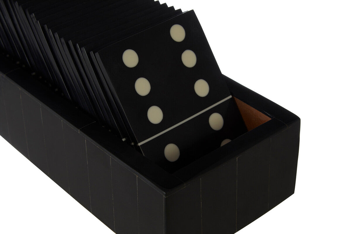 Black Domino Set with Black Dominoes | Churchill Games