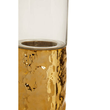 Large Pillar Gold Candle Holder | Martele