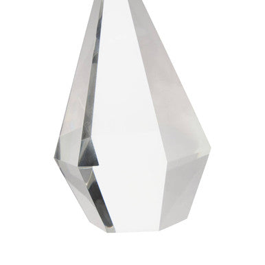 Carrie Clear Crystal Multi-faceted Ornament