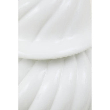 Damson Large Ceramic White Jar