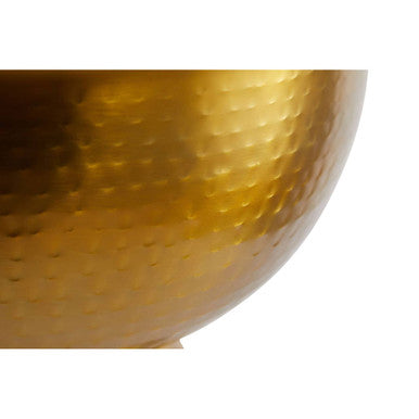 Ankara Gold Stainless Steel Champagne Bowl with Hammered Effect