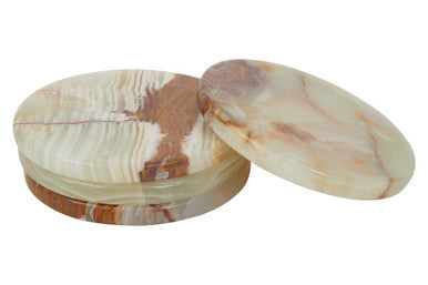 Set of Four Onyx Coasters | Oleena