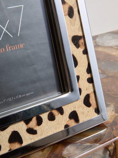 5 X 7 Leopard Design Photo Frame | Kensington Townhouse