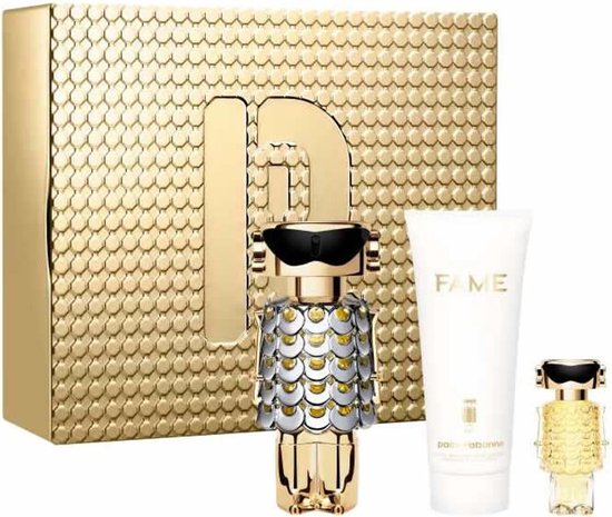 Paco Rabanne Fame Gift Set 80ml EDP + 100ml Body Lotion + 4ml EDP