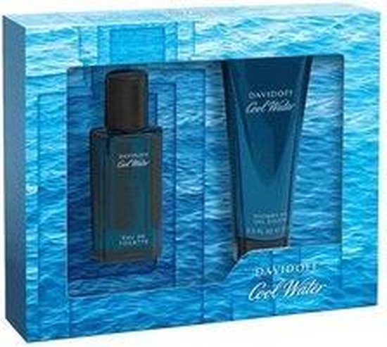 Davidoff Cool Water Gift Set 40ml EDT + 75ml Shower Gel Men's Fragrance