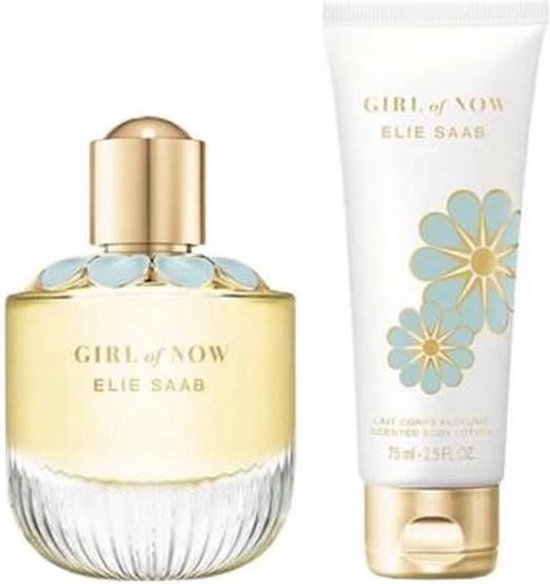 Elie Saab Girl of Now Gift Set 50ml EDP + 75ml Body Lotion Women's Fragrance