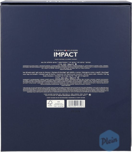 Tommy Hilfiger Impact Gift Set 50ml EDT + 100ml Hair & Body Wash