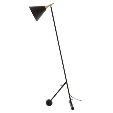 Mano Black and Gold Floor Lamp