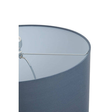 Elina Ceramic Table Lamp with Grey Shade