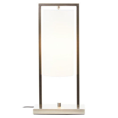 Nickel Finish Table Lamp | Atkins