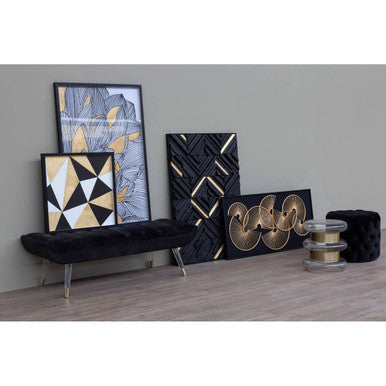Modello Metal Fan Framed Wall Art