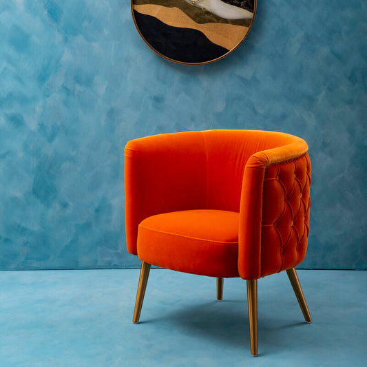 Manhattan Orange Tub Chair