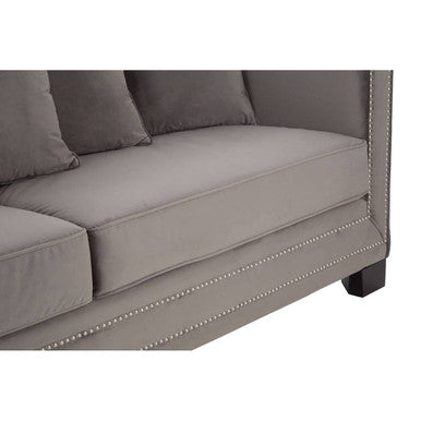 3 Seater Viola Grey Sofa, Sofia