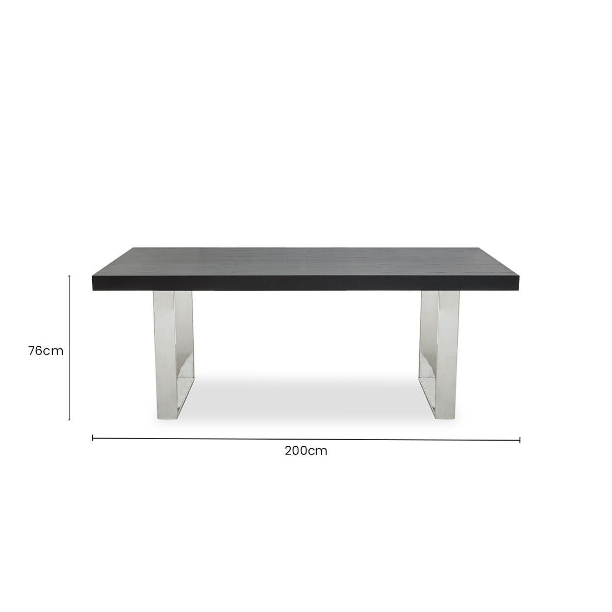 Ulmus Black Elm Wood Dining Table