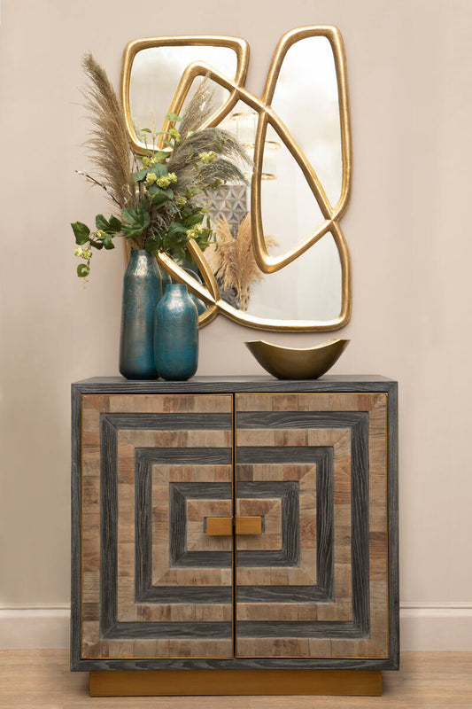 Roselle Two Door Recycled Elm Wood Sideboard
