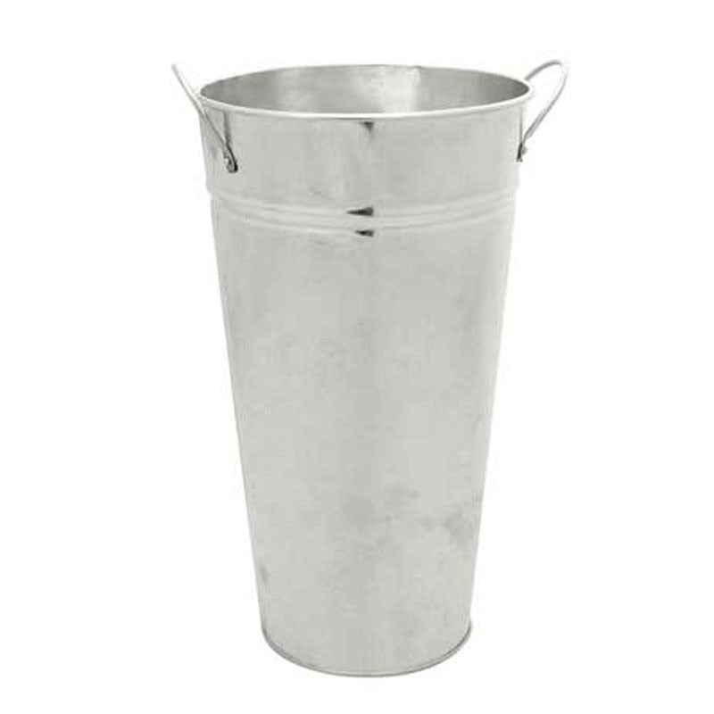 Galvanised Vase 20cm