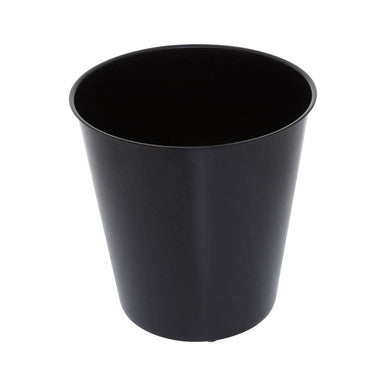 Allegra Black Stainless Steel Waste Bin with Green Detail