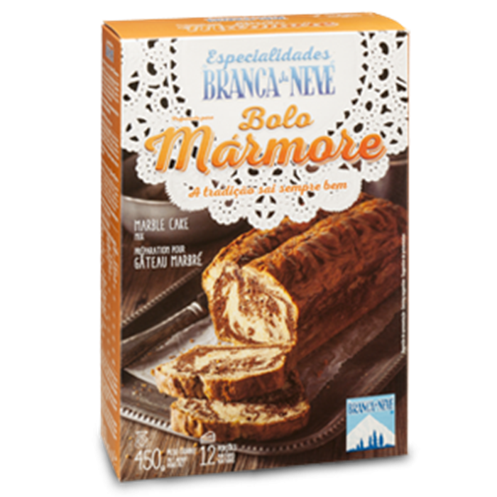 Branca de Neve Marble Cake Mix - Preparado para Bolo Marmore 450g