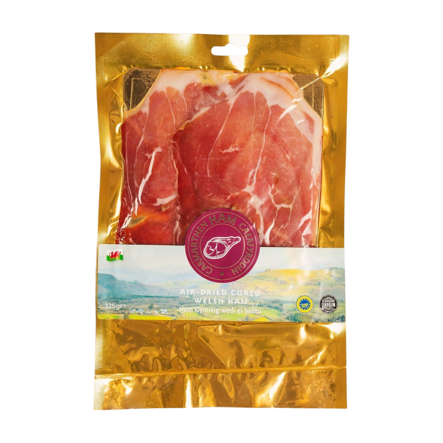 Carmarthen Ham Carmarthen Air Dried Cured Welsh Ham PGI (125g)