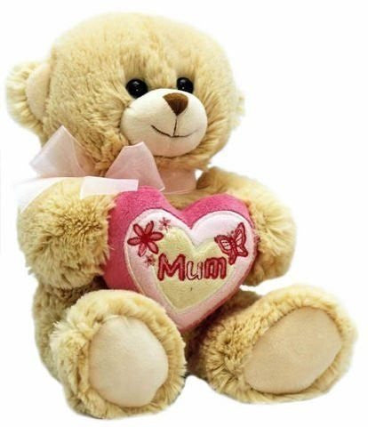 keel toys bear with heart 35cm