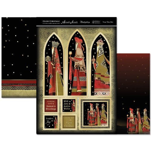 hunkydory classic christmas three wise men topper set