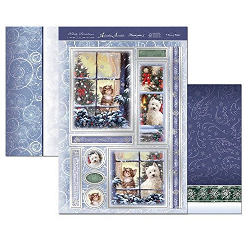 white christmas a snowy night topper set
