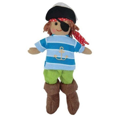 powell craft English Hand-Made Pirate rag Doll 19cm