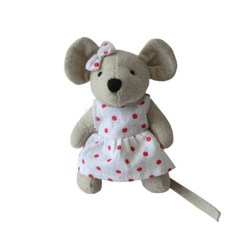 Mouse - Small Girl With Bow - 10cm - Powell Craft