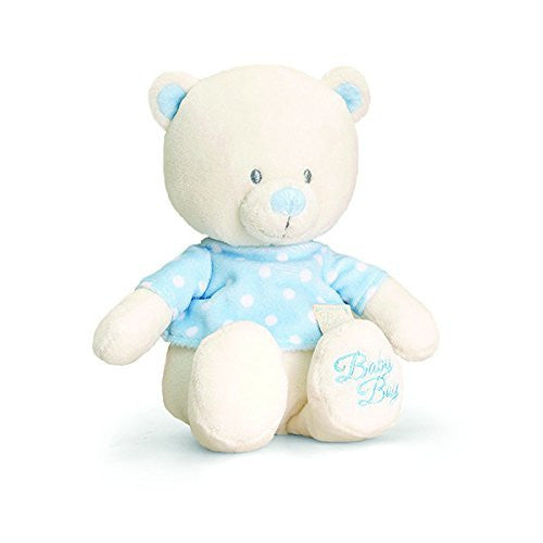 keel 17cm baby bear in tee shirt blue