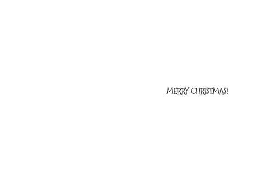 Curious Minds Hilarious Rudolph in Disguise Christmas Card