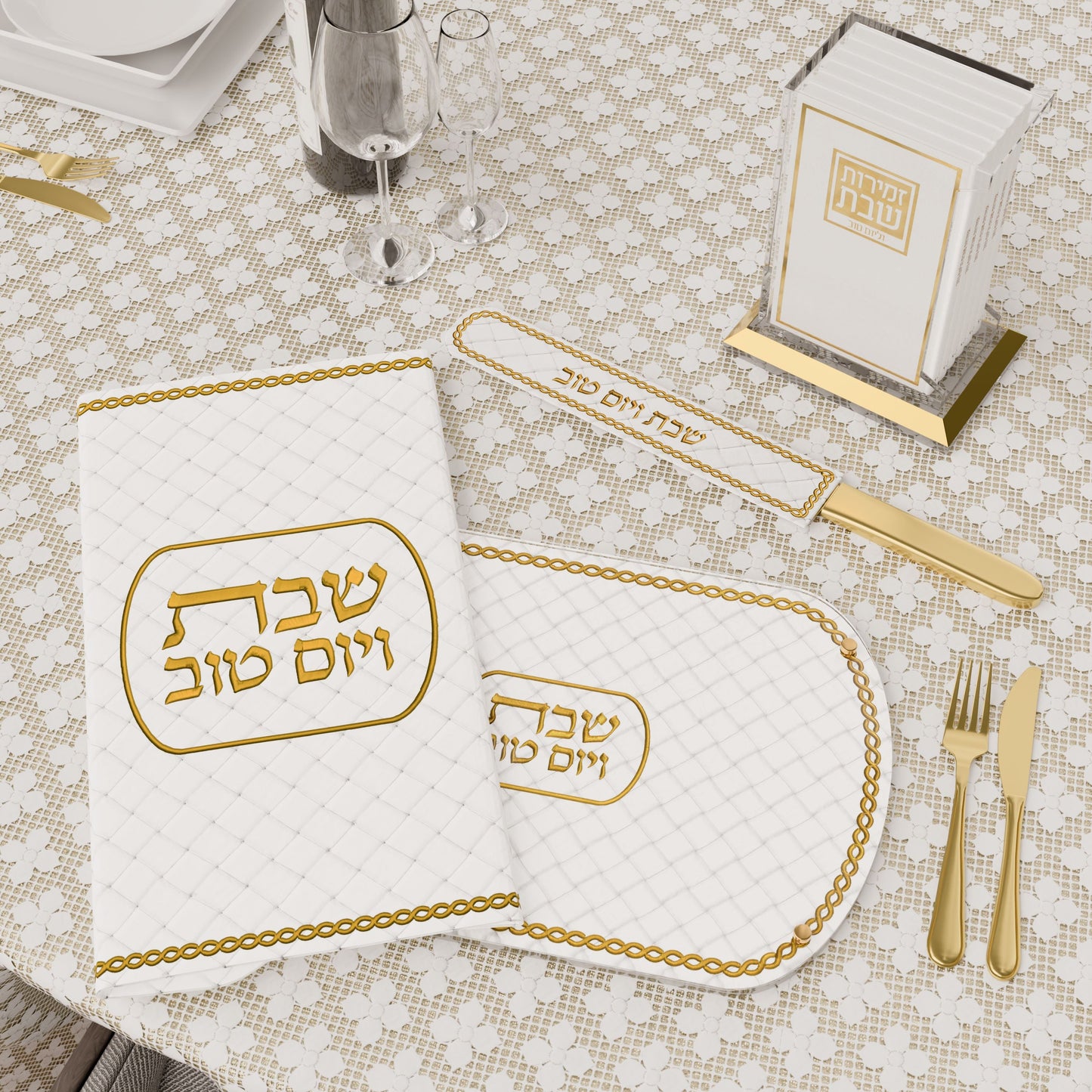 Woven Leatherite Challah Cover