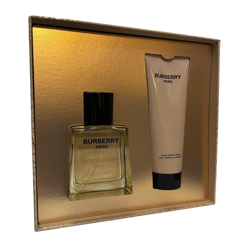 Burberry Hero Gift Set 50ml EDT + 75ml Shower Gel Men's Fragrance