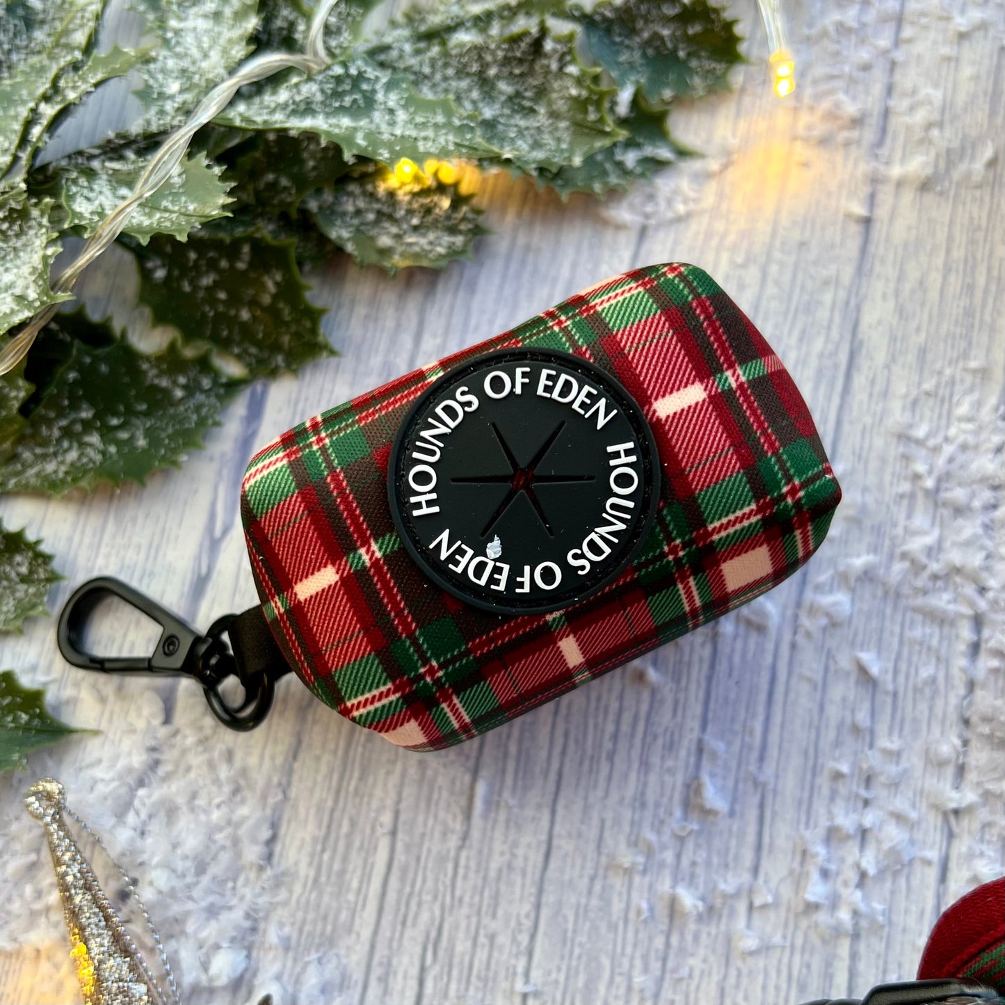 Tartan Me Up - Red & Cream Tartan Design Dog Lead