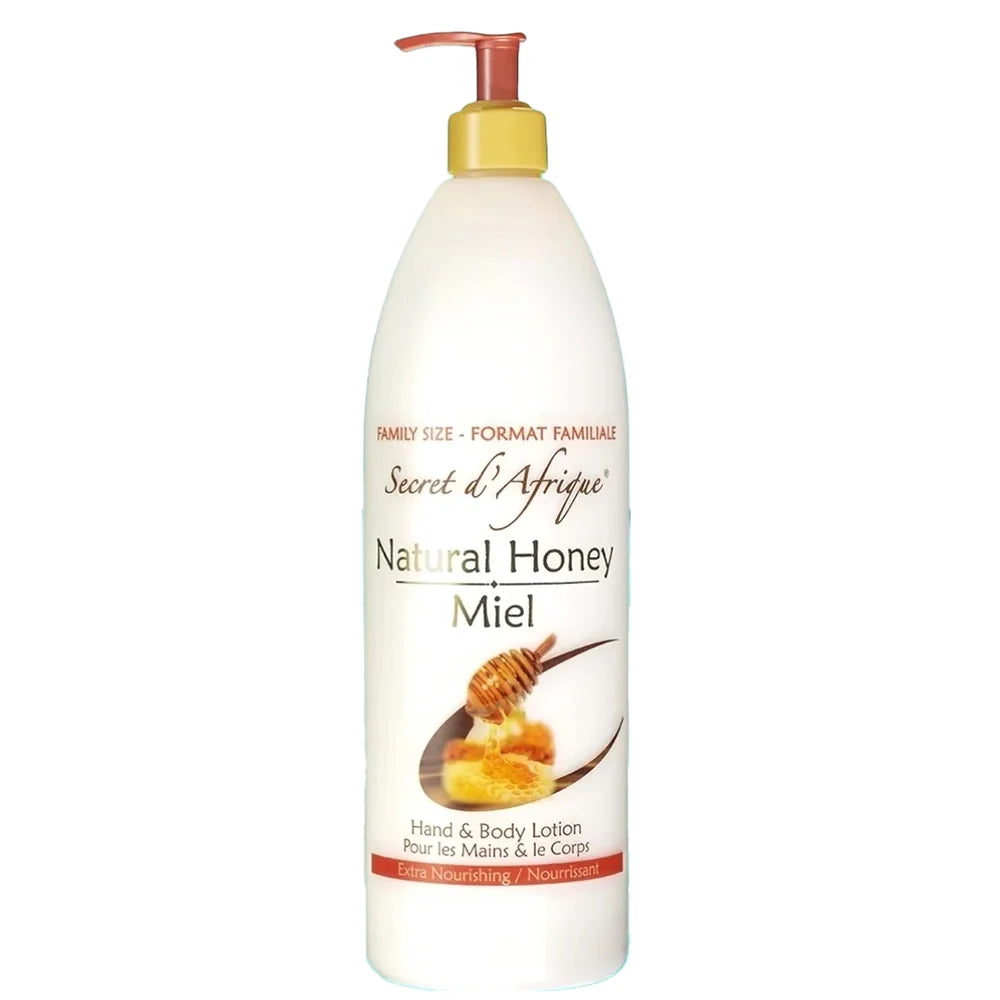 Secret d' Afrique Natural Honey Hand & Body Lotion Deeply Hydrating & Nourishing for All Skin Types 500ml