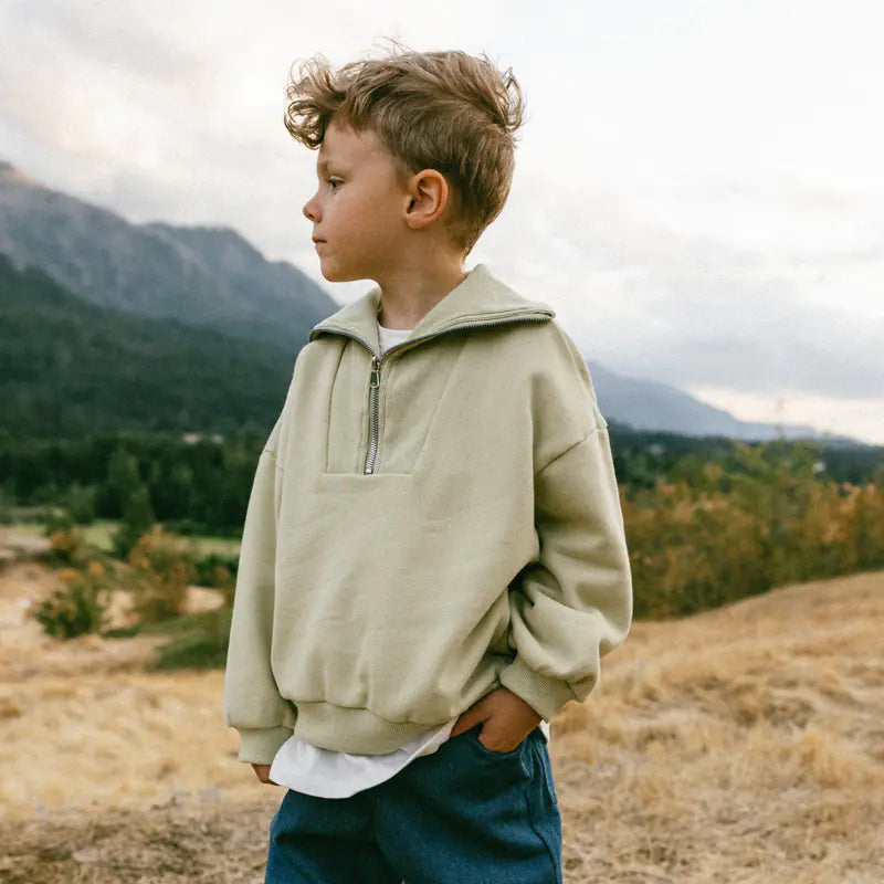 Nordic Style Kids’ Cotton Sweater – Cozy Pullover