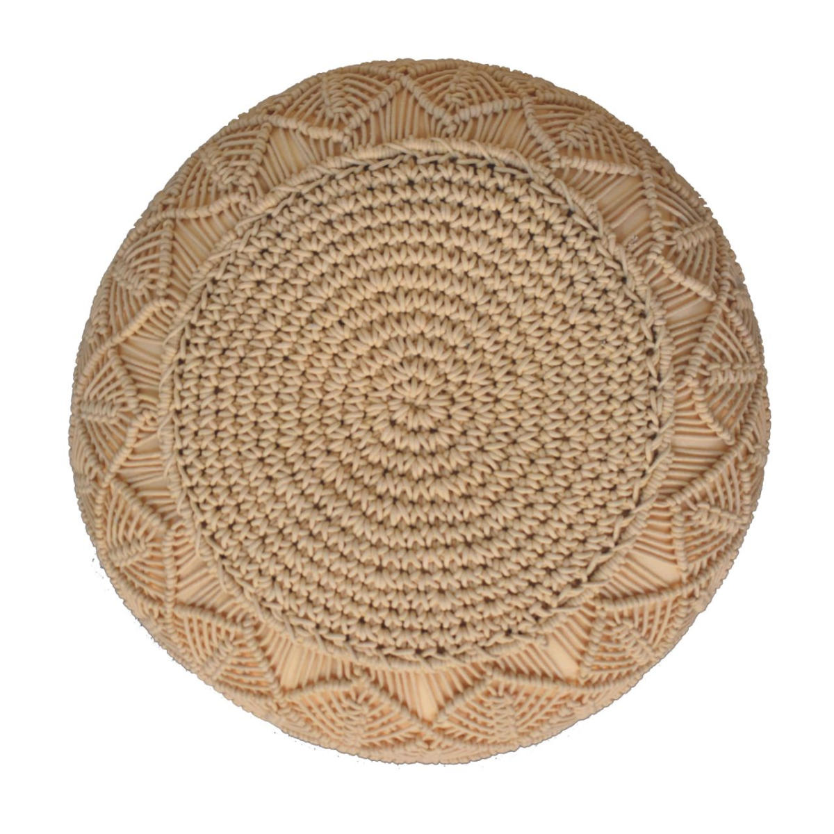 Artisan Furniture Ansley Beige Pouffe