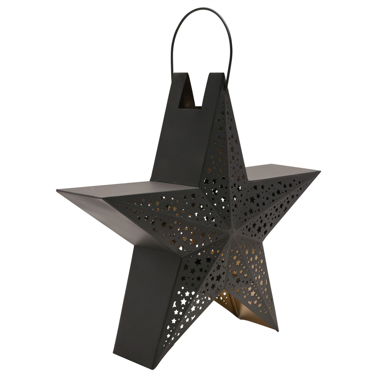 Black Star Lantern Large