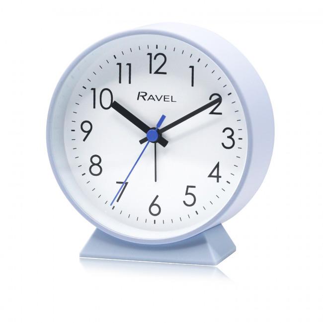 Ravel Bedside Modern Round Large Alarm Clock Ice Blue RC049.6