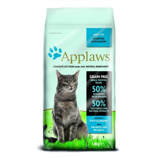 Applaws Cat Dry Ocean Fish with Salmon 350g - Case of 6