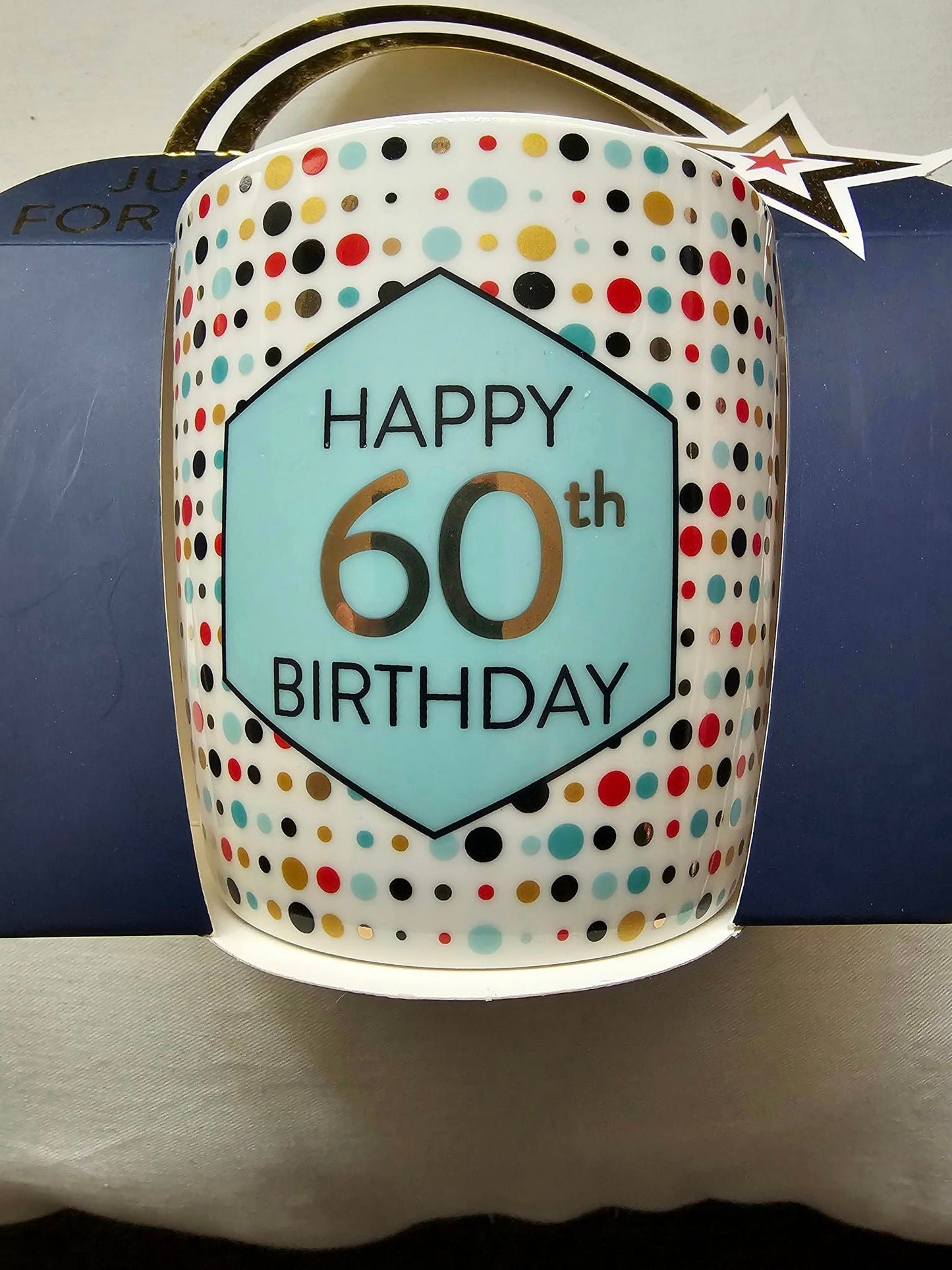 just for u happy 60th birthday mug