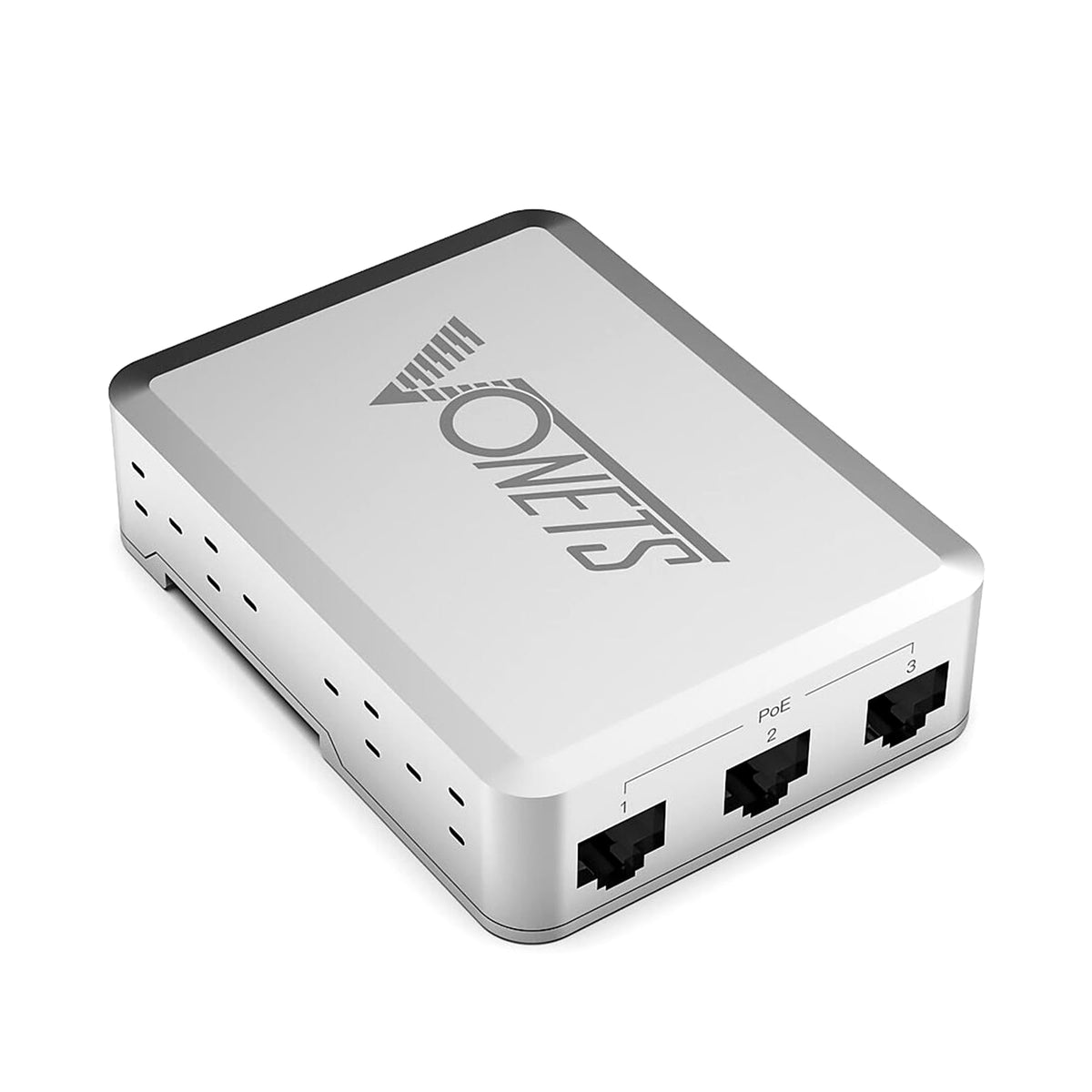 VONETS Industrial 5 Ports PoE Gigabit Switch Gigabit Ethernet Network Switch Ethernet RJ45 Splitter 10/100/1000Mbps 4 PoE +1 Uplink Plug & Play Metal