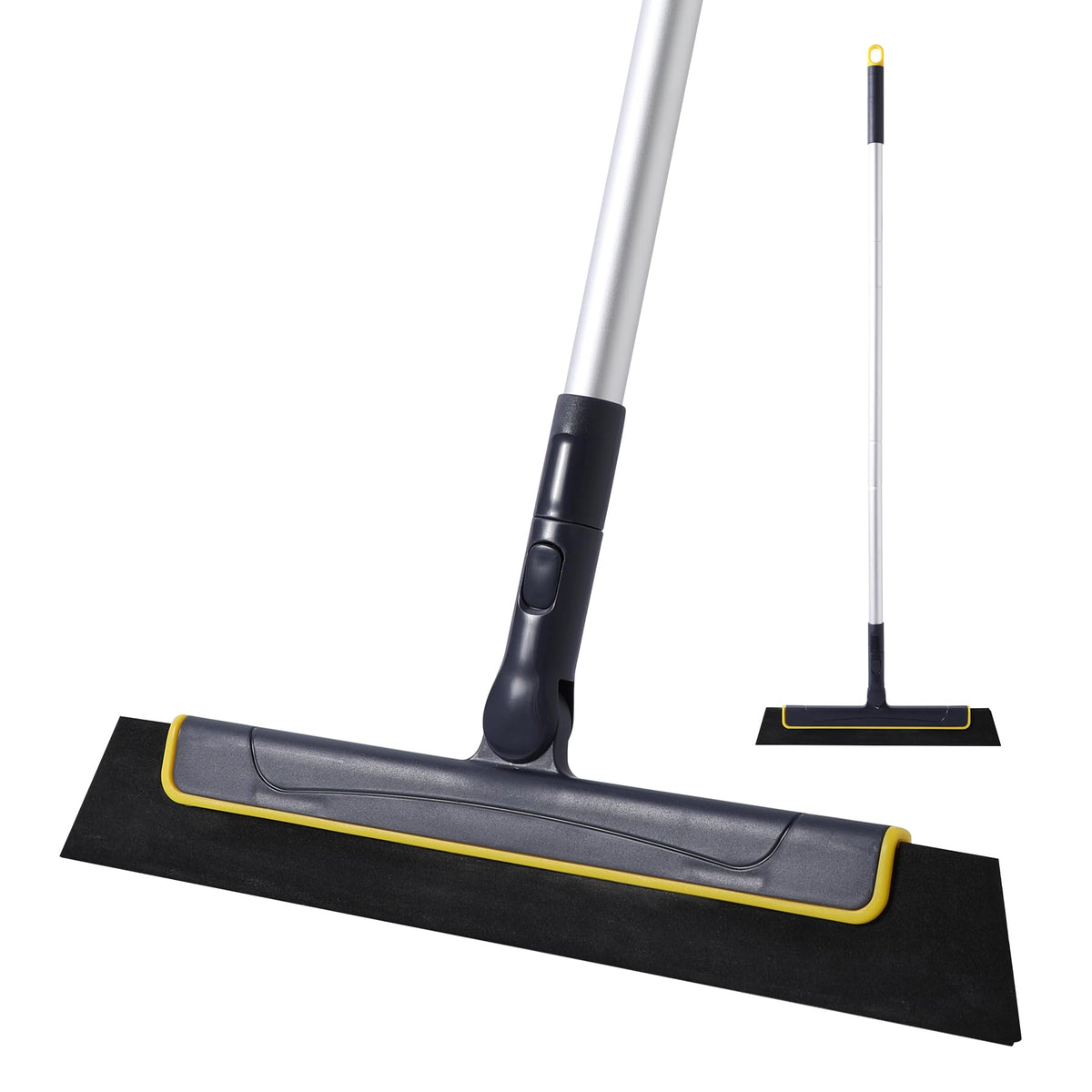 Yocada Floor Squeegee 51in Broom Perfect for Shower Bathroom Kitchen Home Tile Pet Hair Fur Floor Marble Glass Window Water Foam Cleaning Long