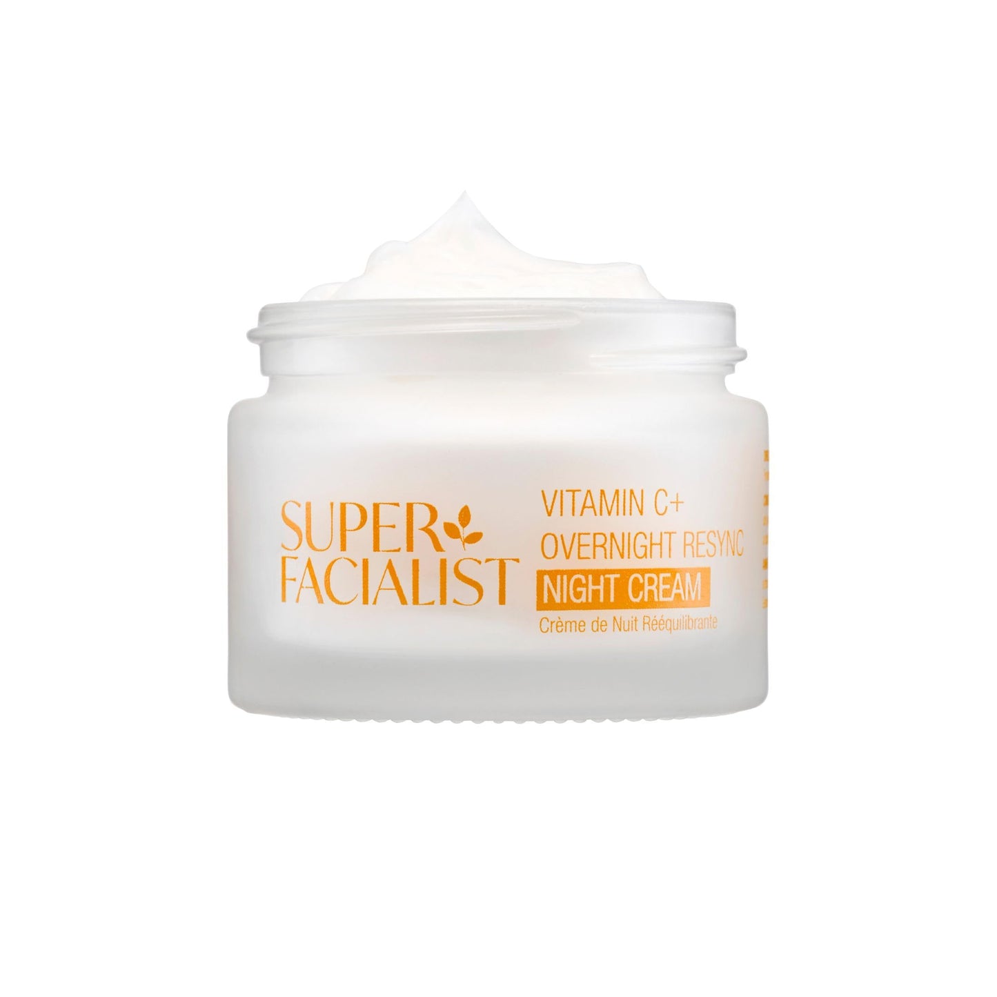 Super Facialist Vitamin C Overnight Resync Night Cream, SleepSmart Complex, Shea Butter, Licorice Extract, Radiant & Youthful Skin, Vegan Friendly,