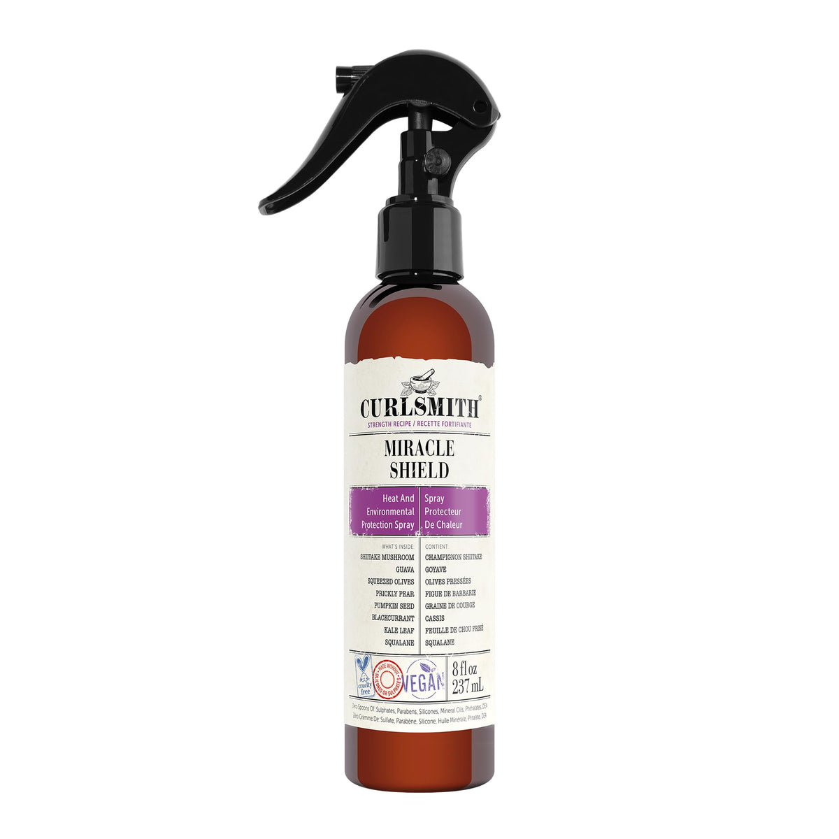 Curlsmith - Miracle Shield, Protein-Rich Hair Protection Spray for All Curl and Hair Types (237ml)
